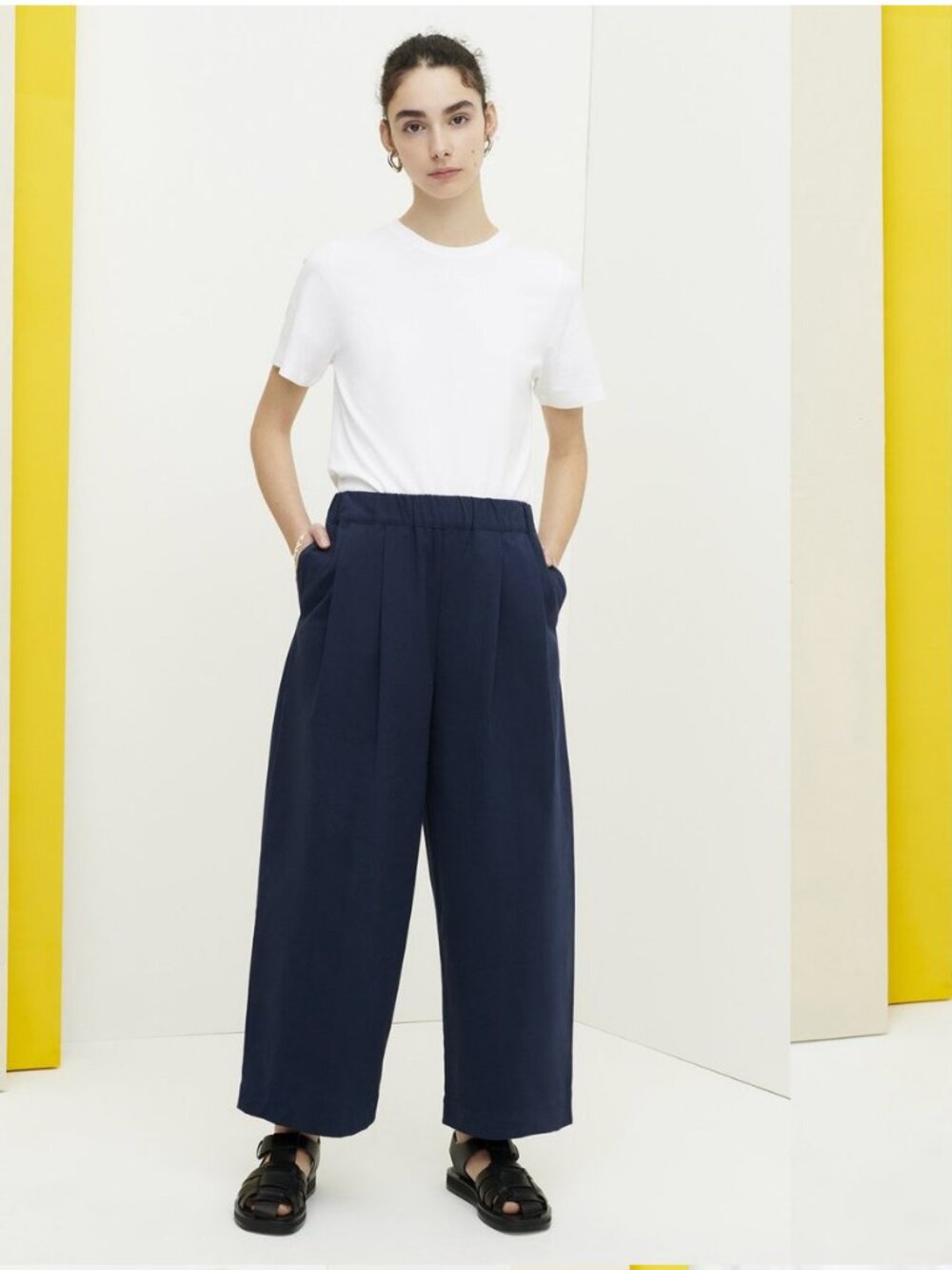 KOWTOW XS 100% Organic Cotton Women's Blue 'Study' Pants